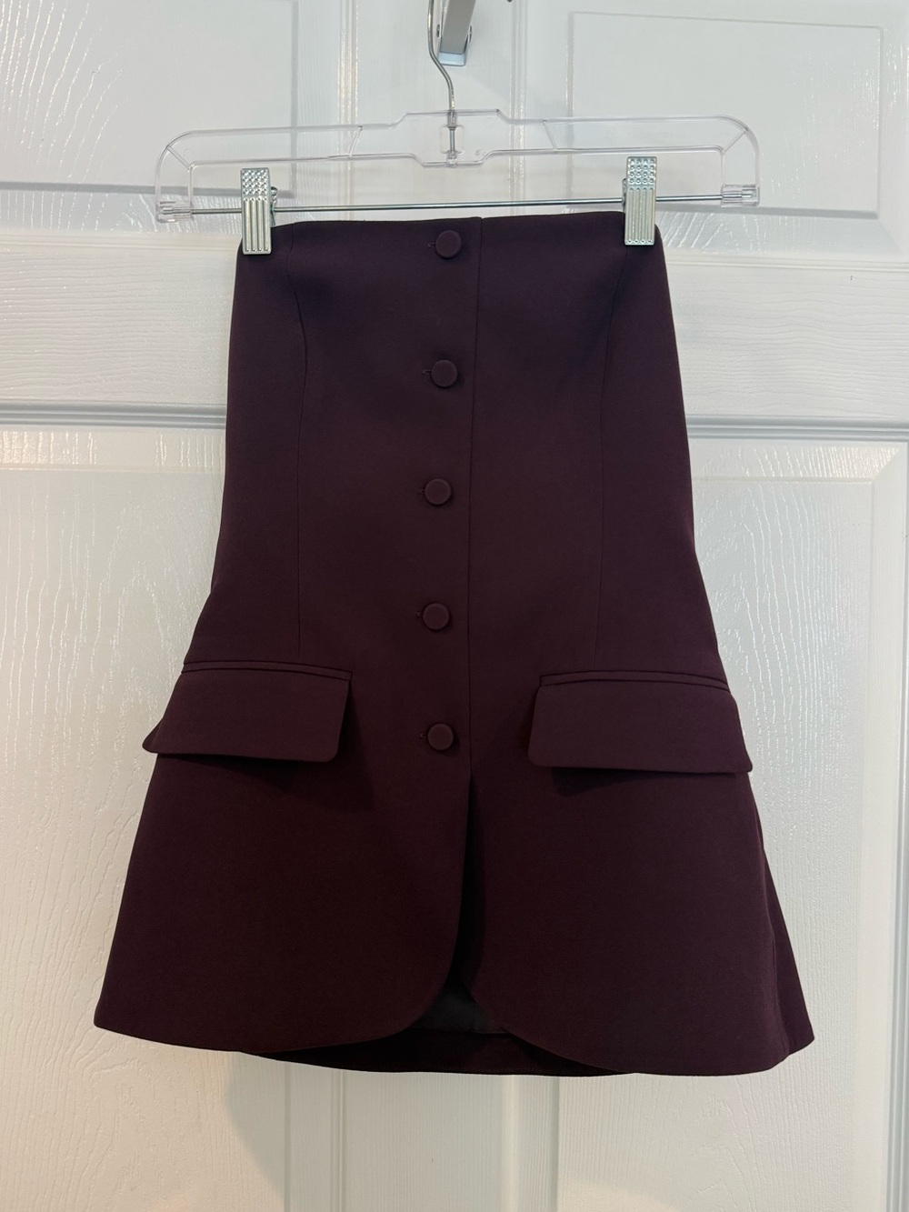 Aritzia Babaton Insider Strapless Top | NWT | Gala Plum